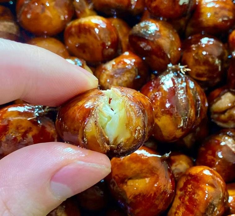 Chestnut sugaring and cooking